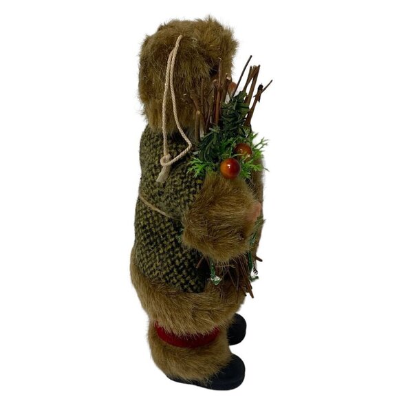 Rustic Santa Claus Christmas Holiday Decor Figurine 9" Ornament - Picture 8 of 10